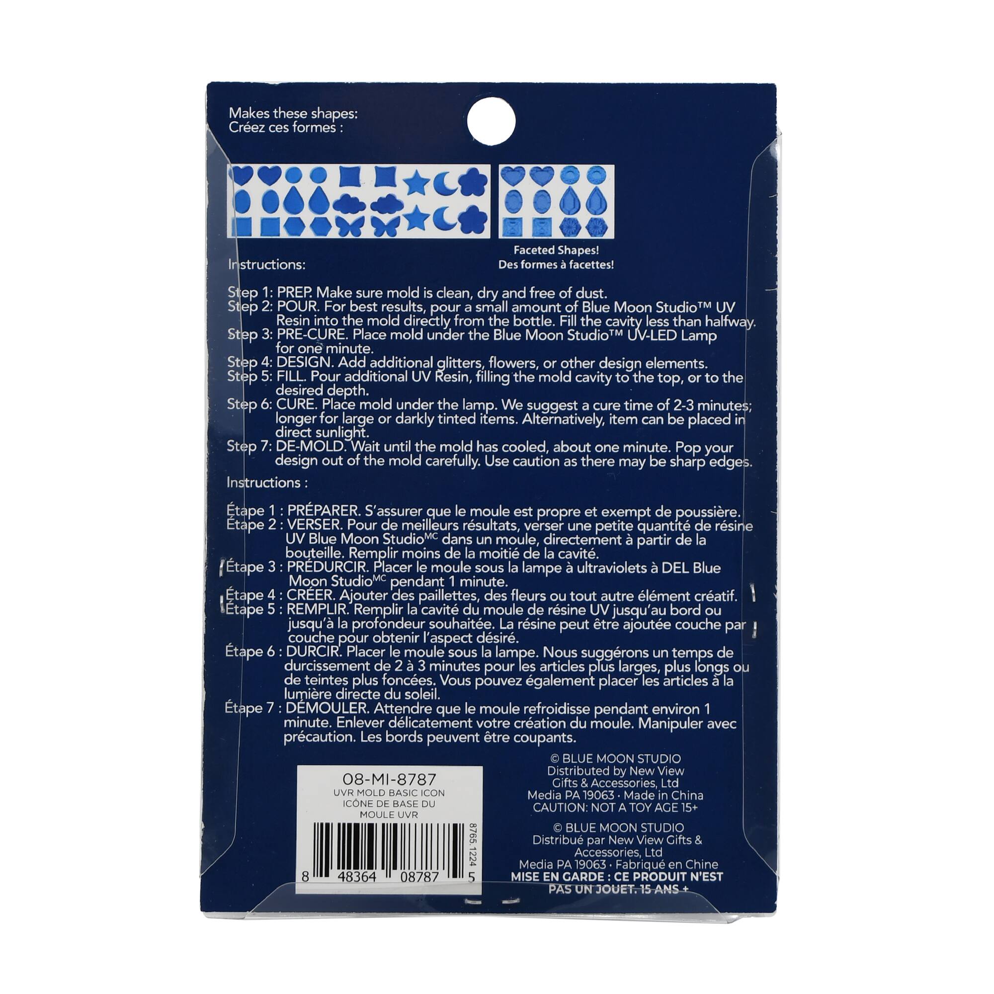 Blue Moon Studio™ UV Resin Craft Basic Icons Mold